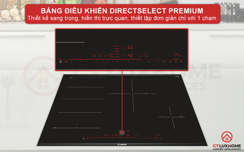 Bảng điều khiển DirectSelect Premium sang trọng, lựa chọn cấp độ một chạm