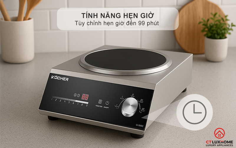 Hẹn giờ lên đến 99 phút
