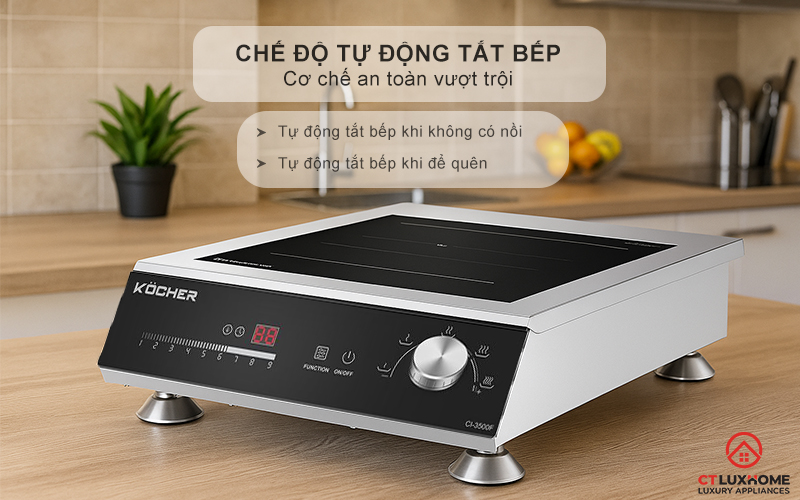 Chế độ tự động tắt bếp