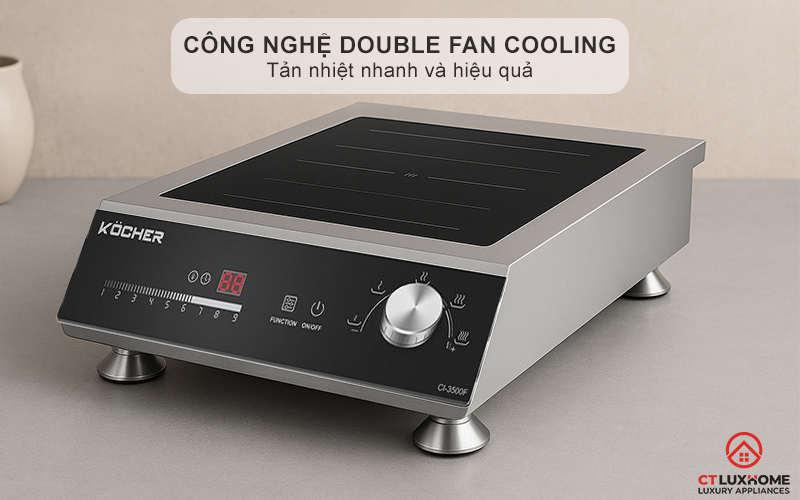 Công nghệ Double Fan Cooling - Tản nhiệt nhanh và hiệu quả