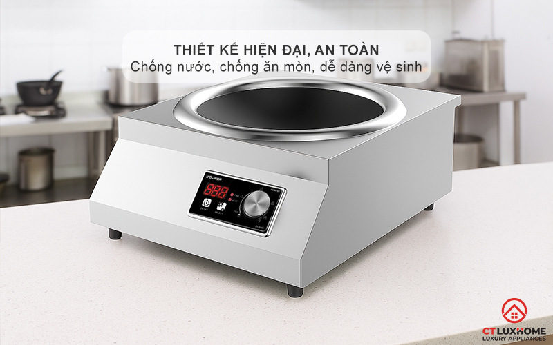 Thiết kế chống nước, chống ăn mòn, dễ dàng vệ sinh