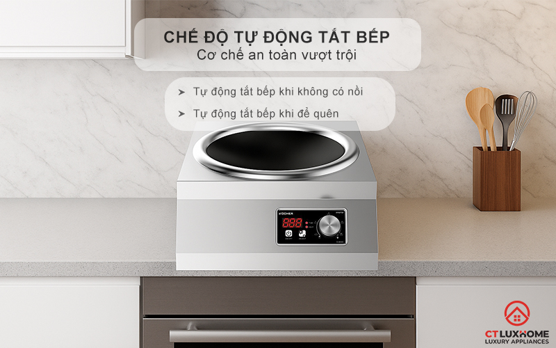 Chế độ tự động tắt bếp