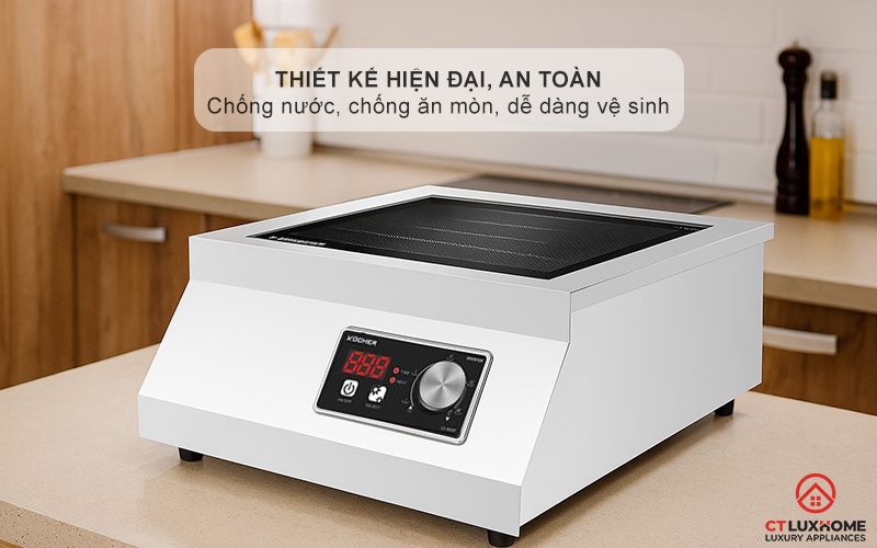 Thiết kế chống nước, chống ăn mòn, dễ dàng vệ sinh