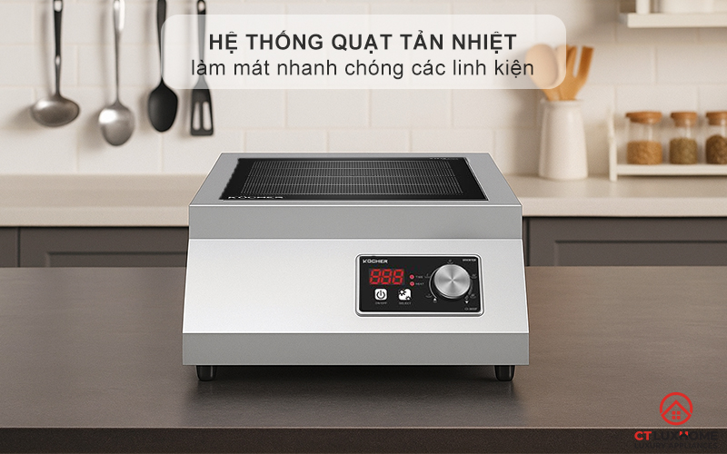 Hệ thống quạt tản nhiệt mạnh mẽ 
