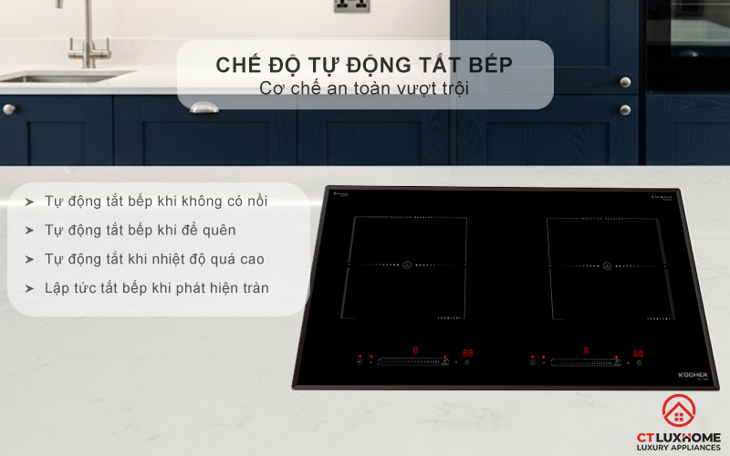 Chế độ tự động tắt bếp