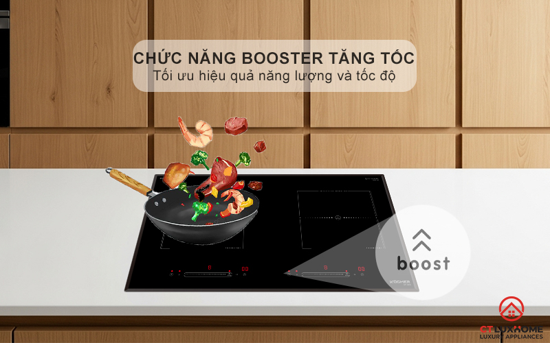 Chức năng booster đun nấu tăng tốc