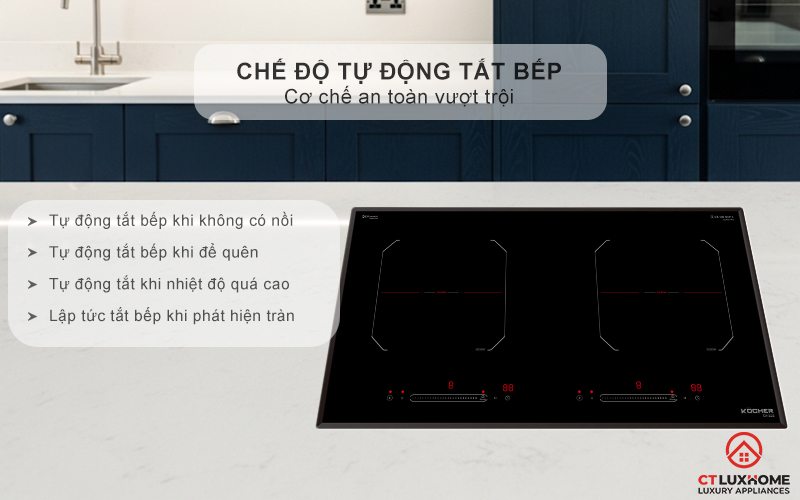 Chế độ tự động tắt bếp