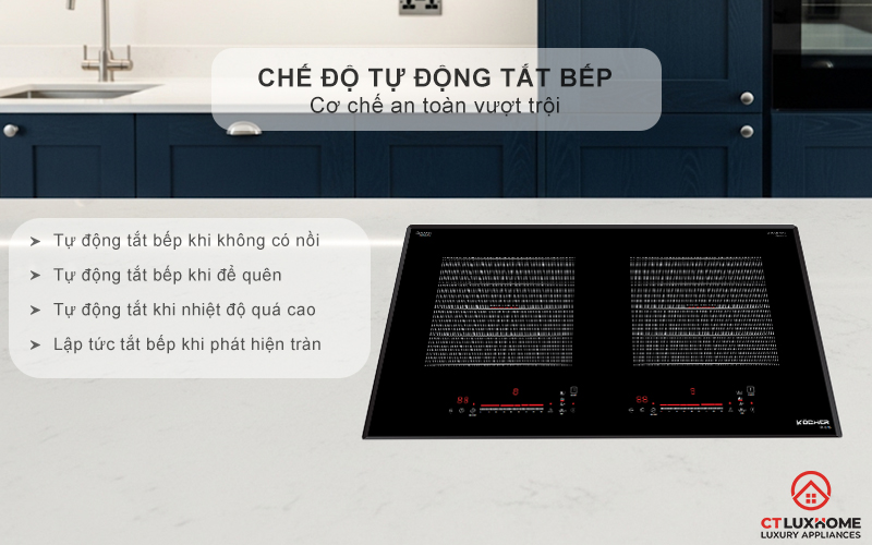 Chế độ tự động tắt bếp