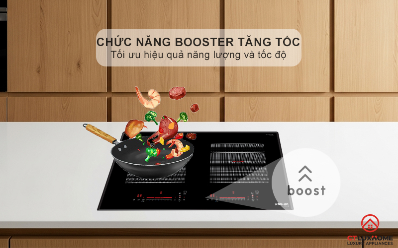 Chức năng booster đun nấu tăng tốc