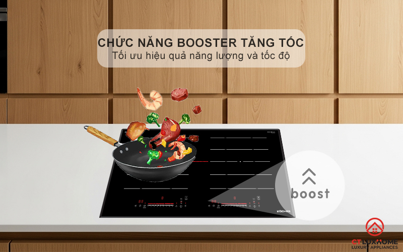 Chức năng booster đun nấu tăng tốc