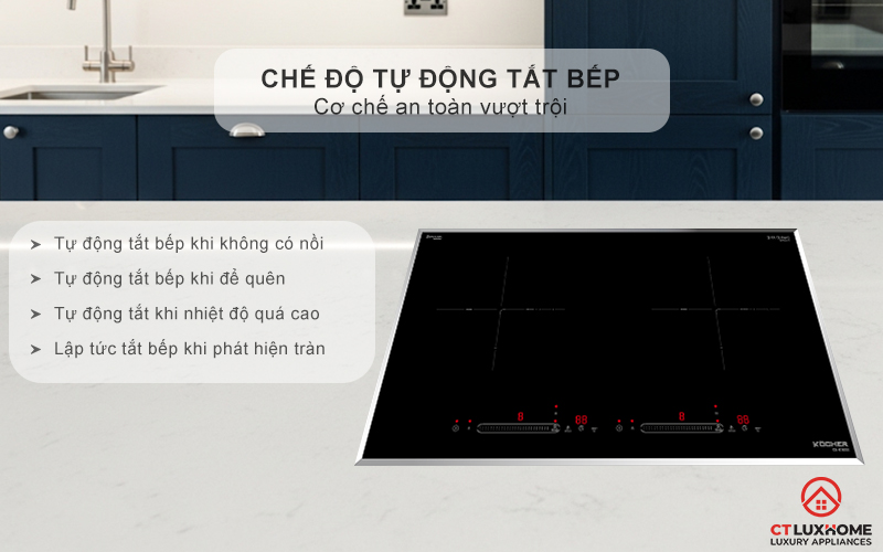 Chế độ tự động tắt bếp
