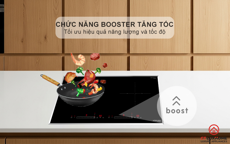 Chức năng booster đun nấu tăng tốc