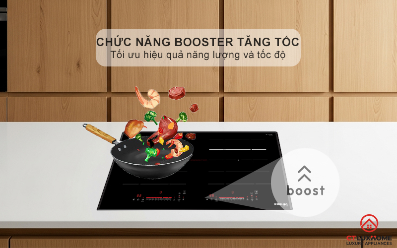 Chức năng booster đun nấu tăng tốc