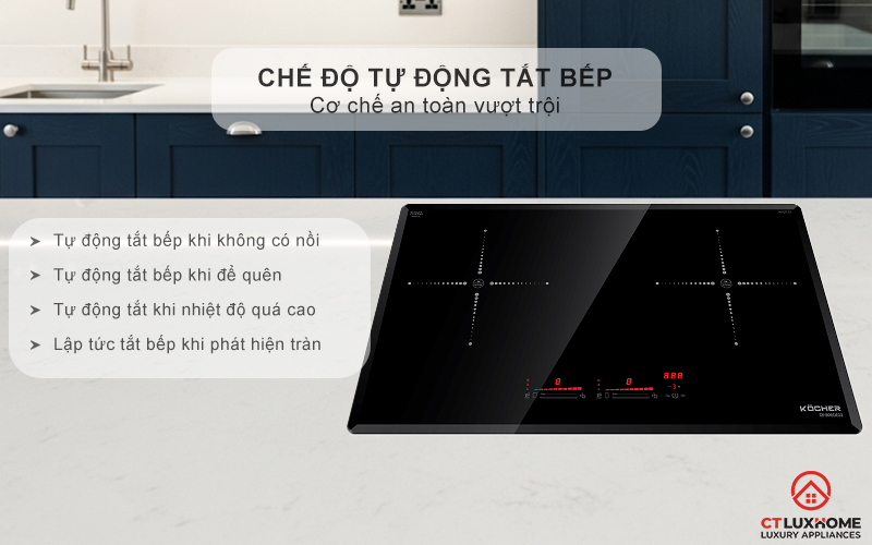 Chế độ tự động tắt bếp