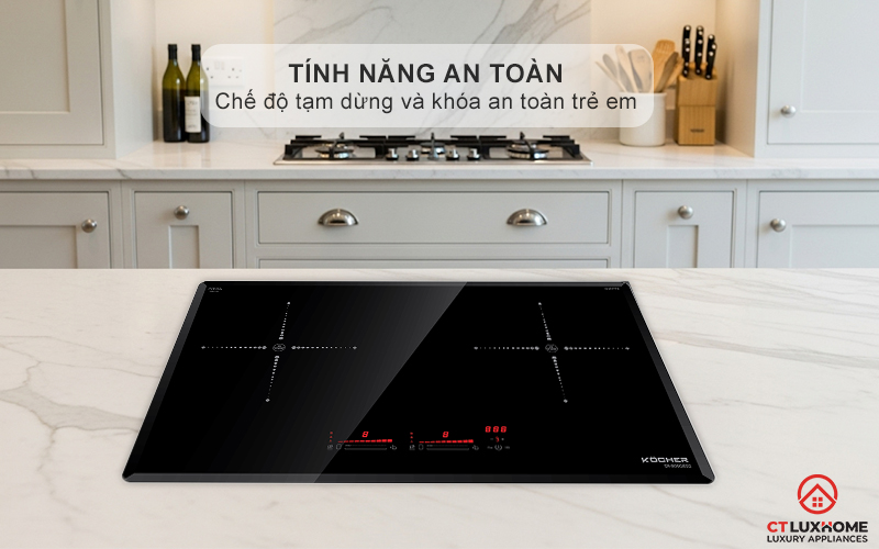 Chế độ tạm dừng Pause, khóa an toàn trẻ em Child Lock