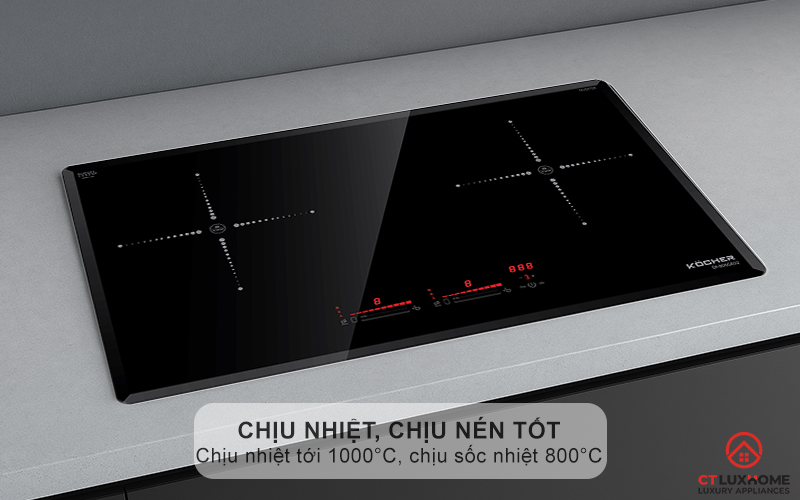 Chịu nhiệt 1000 độ C, chịu sốc nhiệt 800 độ C, chịu nén tốt