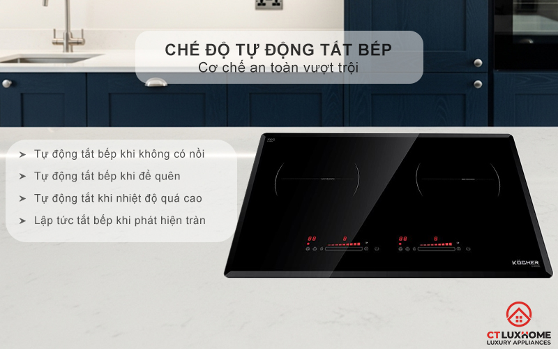 Chế độ tự động tắt bếp