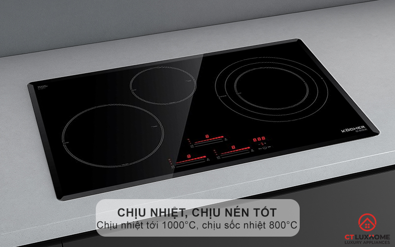 Chịu nhiệt 1000 độ C, chịu sốc nhiệt 800 độ C, chịu nén tốt