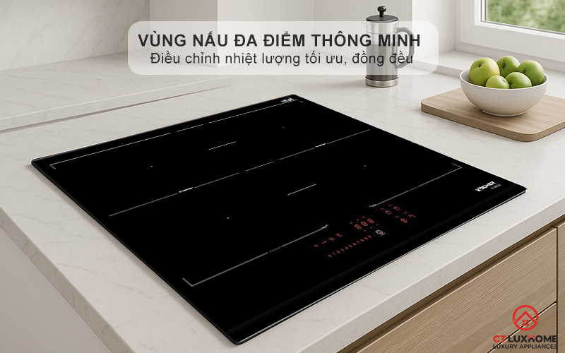 Vùng nấu đa điểm siêu thông minh - thế hệ mới