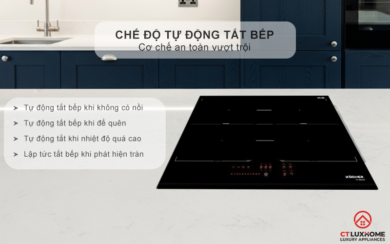 Chế độ tự động tắt bếp