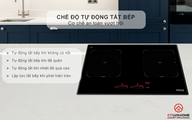 Chế độ tự động tắt bếp