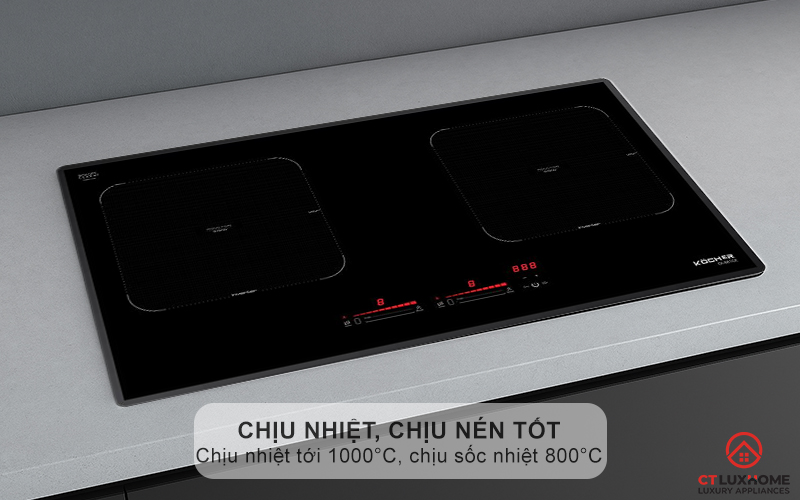 Chịu nhiệt 1000 độ C, chịu sốc nhiệt 800 độ C, chịu nén tốt