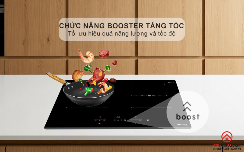 Chức năng booster đun nấu tăng tốc