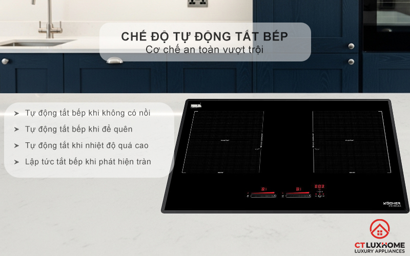 Chế độ tự động tắt bếp