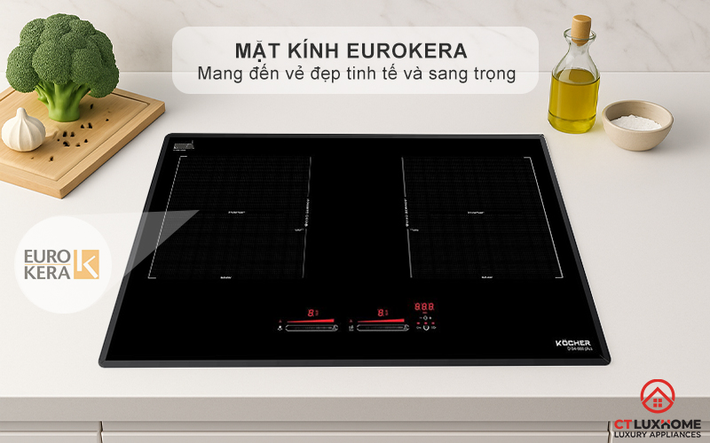 Mặt kính Eurokera Cộng hòa Pháp cao cấp