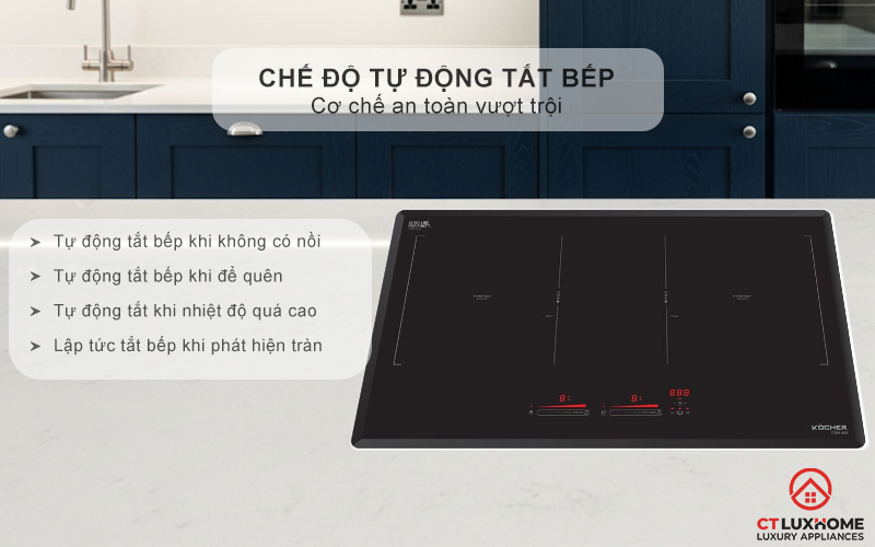Chế độ tự động tắt bếp