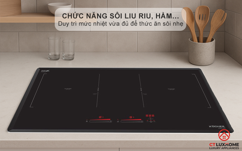 Chức năng sôi liu riu, lăn tăn, hầm…