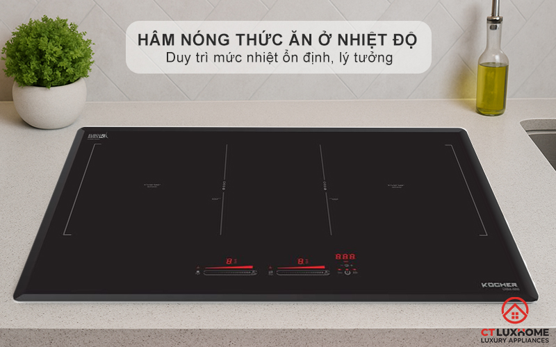 Hâm nóng thức ăn ở nhiệt độ thích hợp