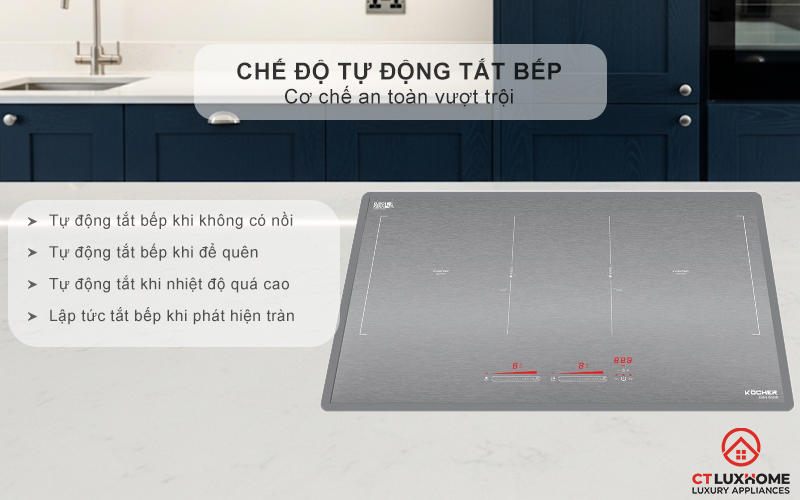 Chế độ tự động tắt bếp
