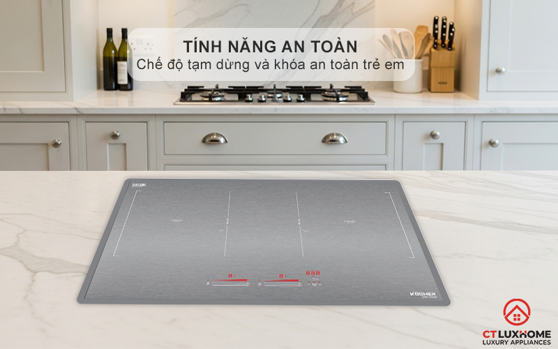 Chế độ tạm dừng Pause, khóa an toàn trẻ em Child Lock
