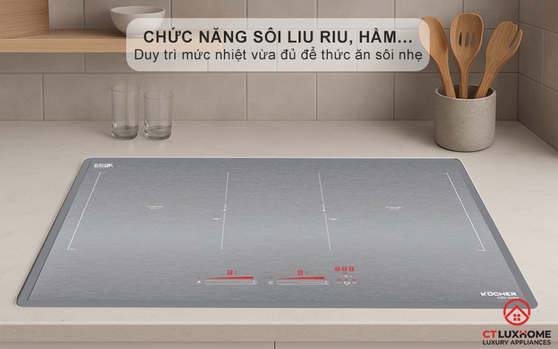 Chức năng sôi liu riu, lăn tăn, hầm…