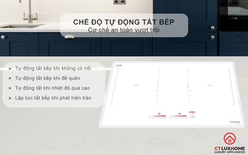 Chế độ tự động tắt bếp