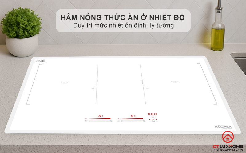 Hâm nóng thức ăn ở nhiệt độ thích hợp