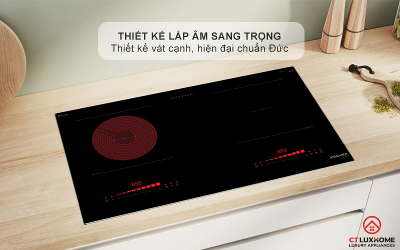 Thiết kế hiện đại, vát cạnh sang trọng và tinh tế