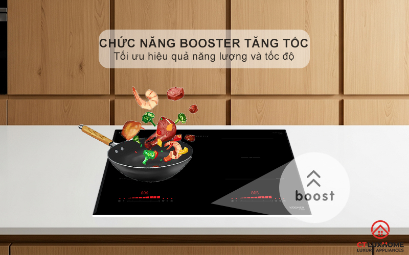 Chức năng booster đun nấu tăng tốc