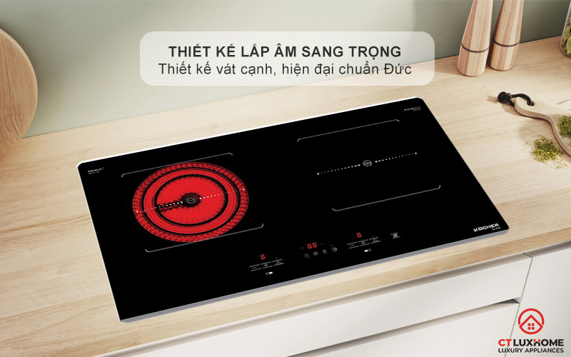 Thiết kế hiện đại, vát cạnh sang trọng và tinh tế