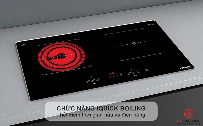 Chức năng iQuick Boiling nấu nhanh