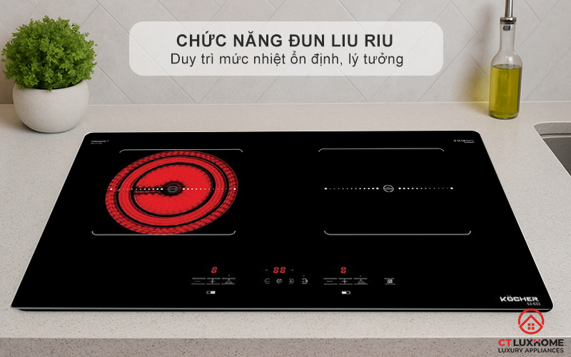 Chức năng đun liu riu, nấu cháo…