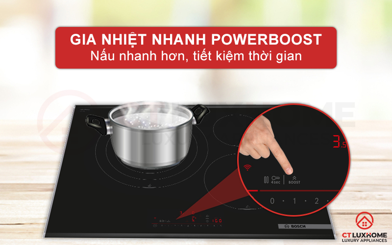 Nấu nướng siêu tốc với PowerBoost