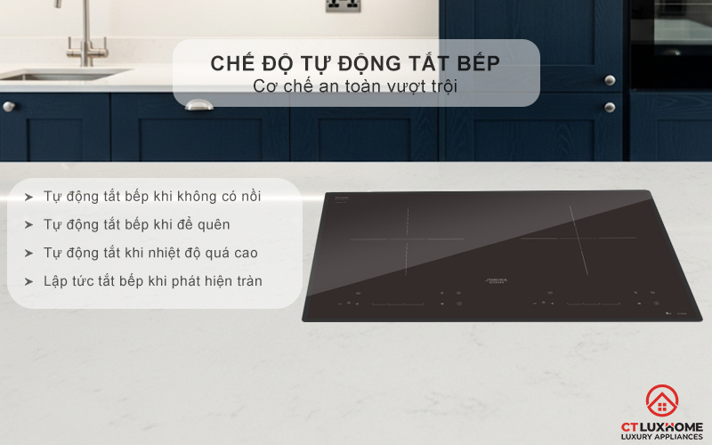 Tự động tắt bếp khi không có vật dụng