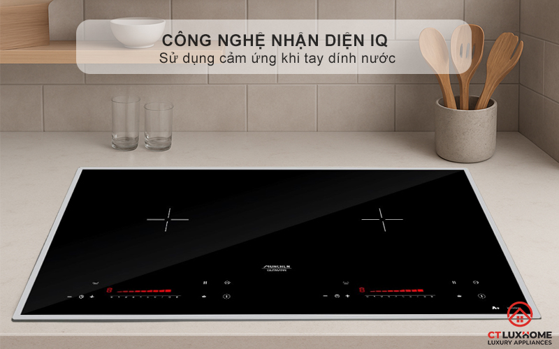 Công nghệ IQ sử dụng khi tay dính nước