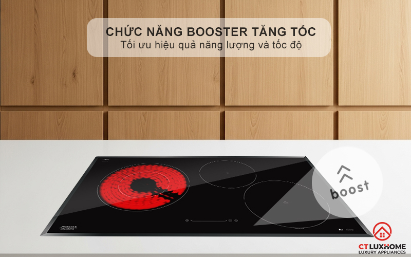 Công nghệ nấu nhanh Booster – Tăng tốc độ nấu vượt trội