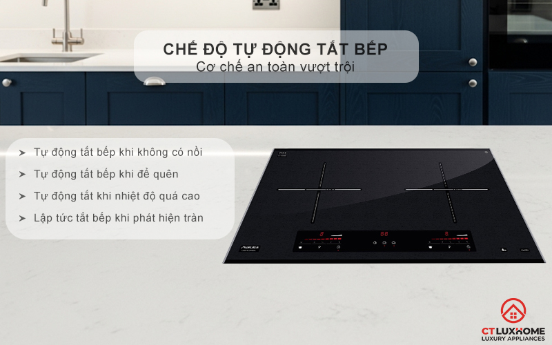 Tự động tắt bếp khi không có vật dụng