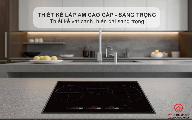Thiết kế lắp âm cao cấp - sang trọng
