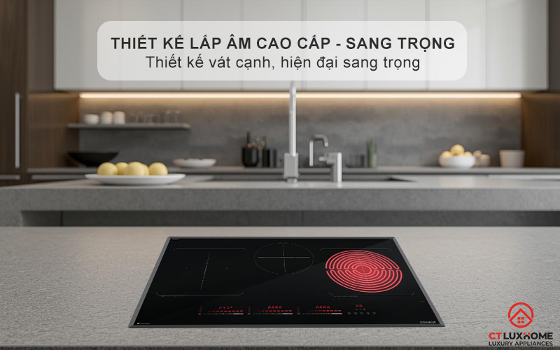 Thiết kế lắp âm cao cấp - sang trọng