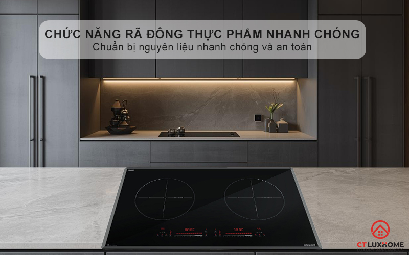 Chức năng rã đông (Defrost) thực phẩm nhanh chóng, tiện lợi